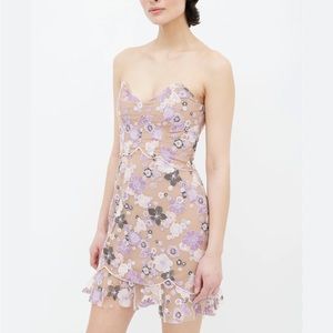 For Love & Lemons Posy Mini Dress